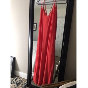 Tamarind Maxi Dress Old Navy XL Orange Coral